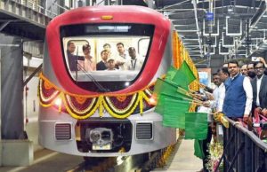 navi mumbai metro flag off